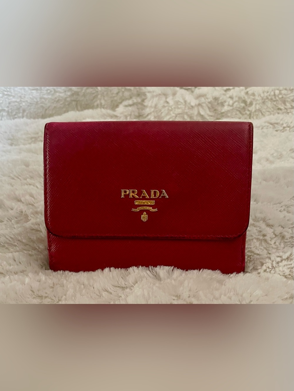 Authentic PRADA Saffiano Leather Wallet